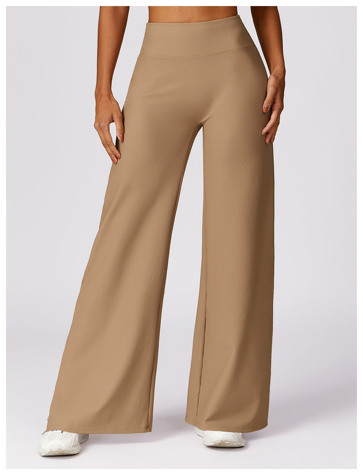 Thread High Waist Casual Straight Wide Leg Quick-drying Loose Track Pants