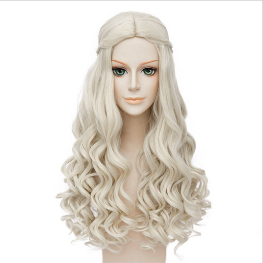 White Long Hair Wig Alice in Wonderland