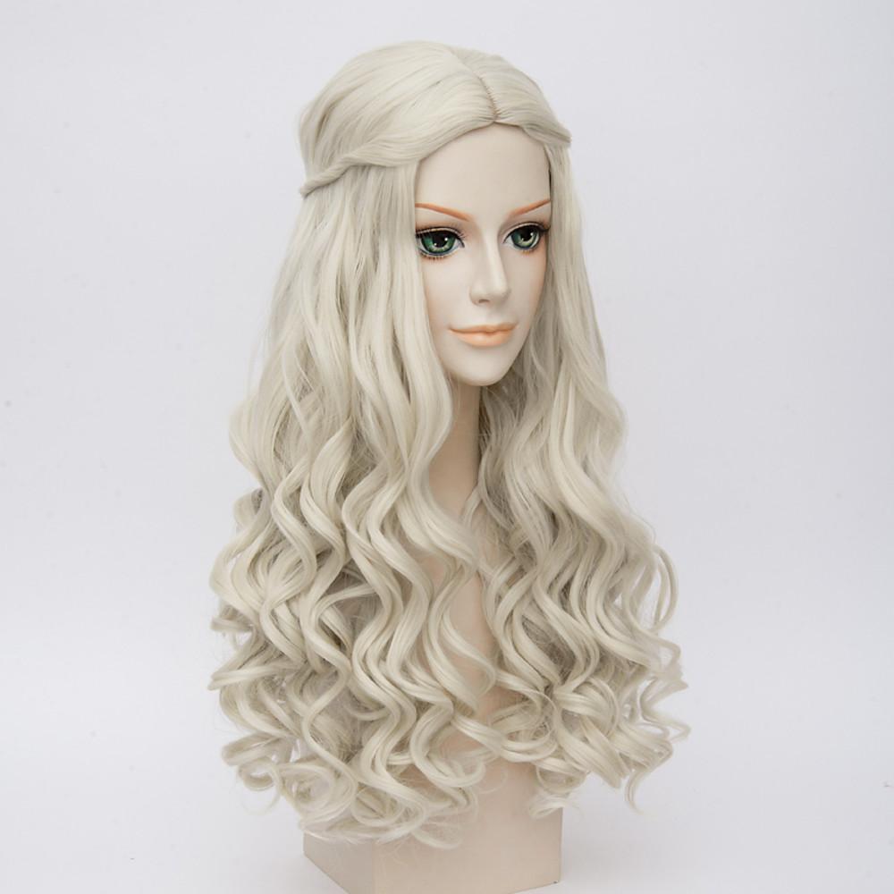White Long Hair Wig Alice in Wonderland