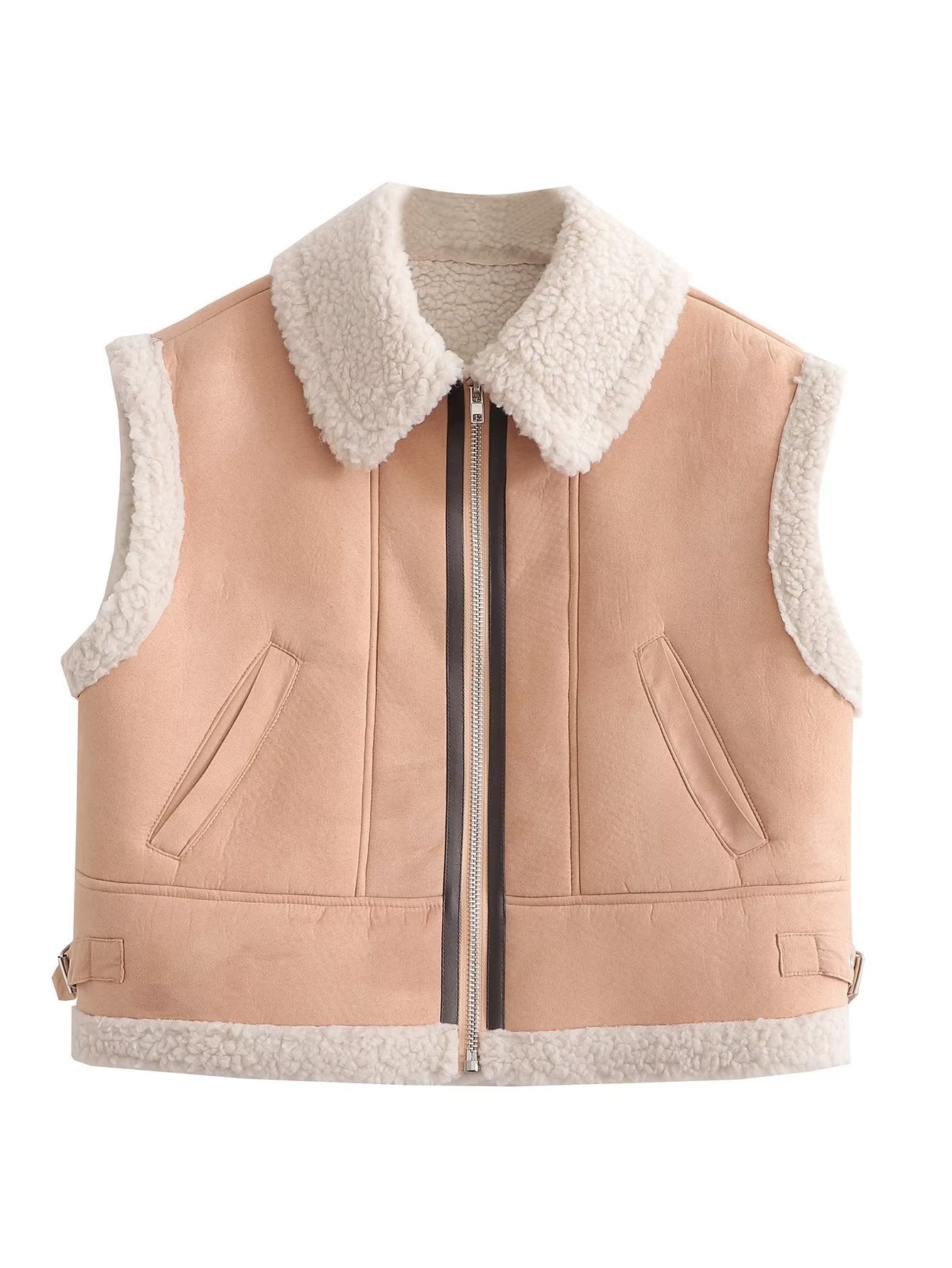 Street Fashion 3 Color Fur Vest Coat 9605