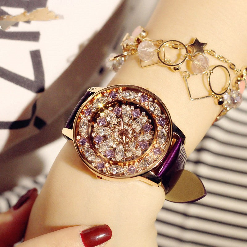 New Women's Luxury Waterproof Diamond British Watch