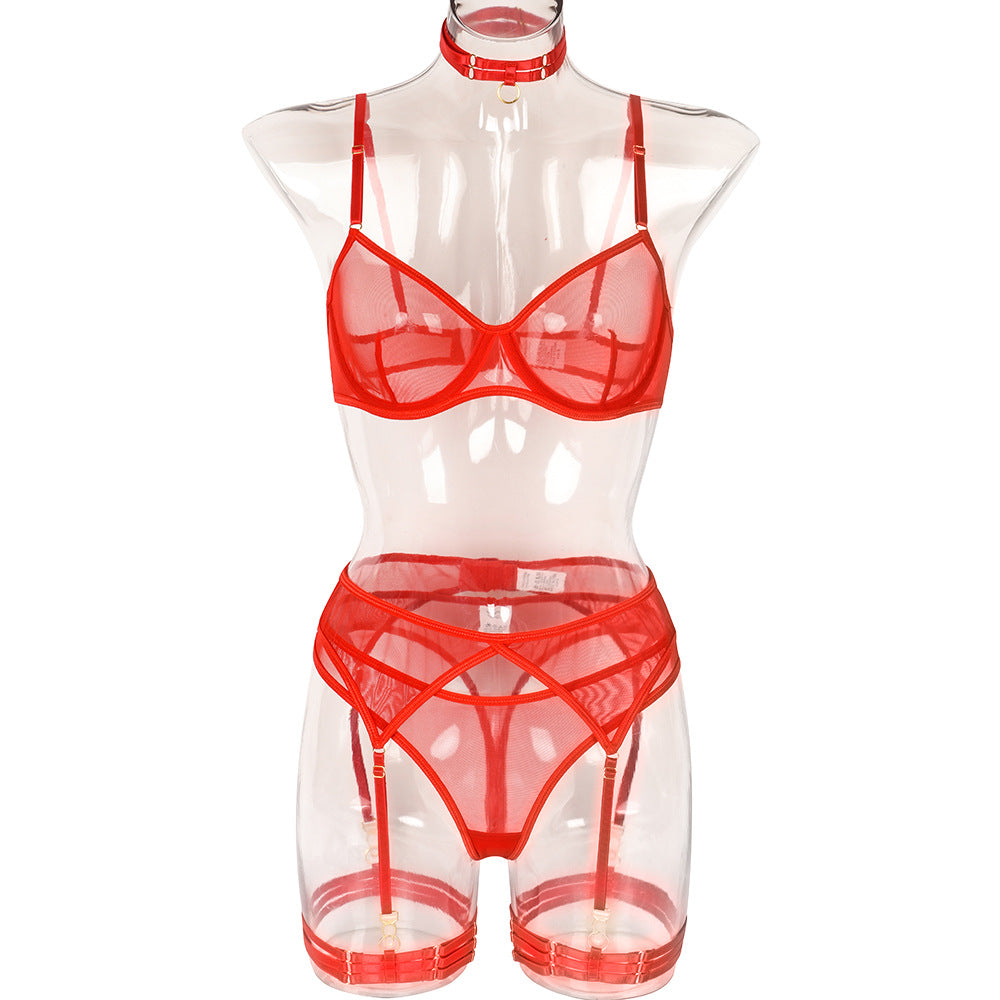 European And American Style Sexy Underwear Suit Mesh High Quality Underwear