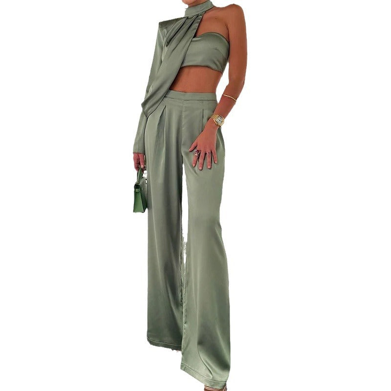 Suit Shoulder Sleeveless Two-pieces