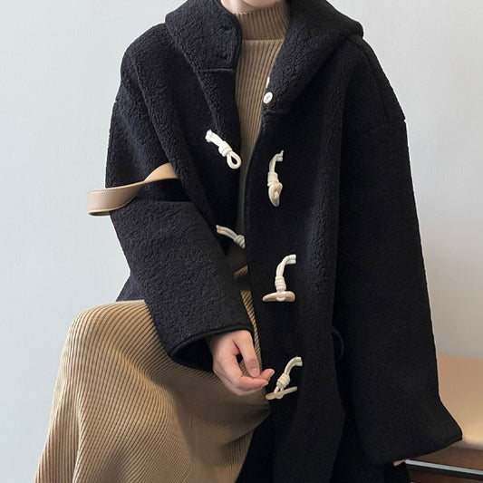 Mid-length Loose Woolen Coat