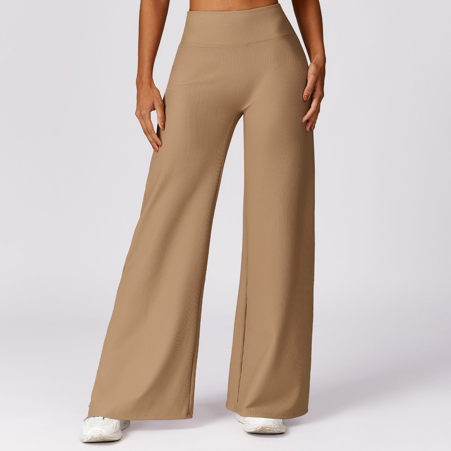 Thread High Waist Casual Straight Wide Leg Quick-drying Loose Track Pants